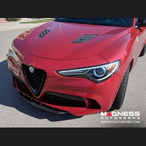  Alfa Romeo Stelvio Hood Air Vent Trim Kit - Quadrifoglio - Carbon Fiber